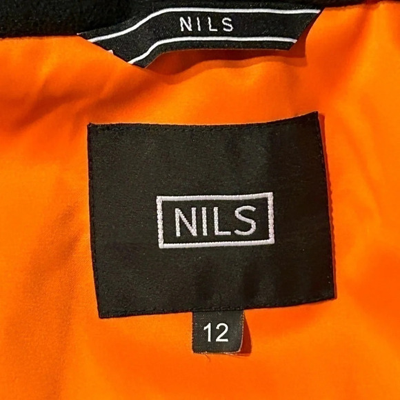 NILS Emily Orange Ski or Snowboard Jacket EUC size 12 - Picture 11 of 16